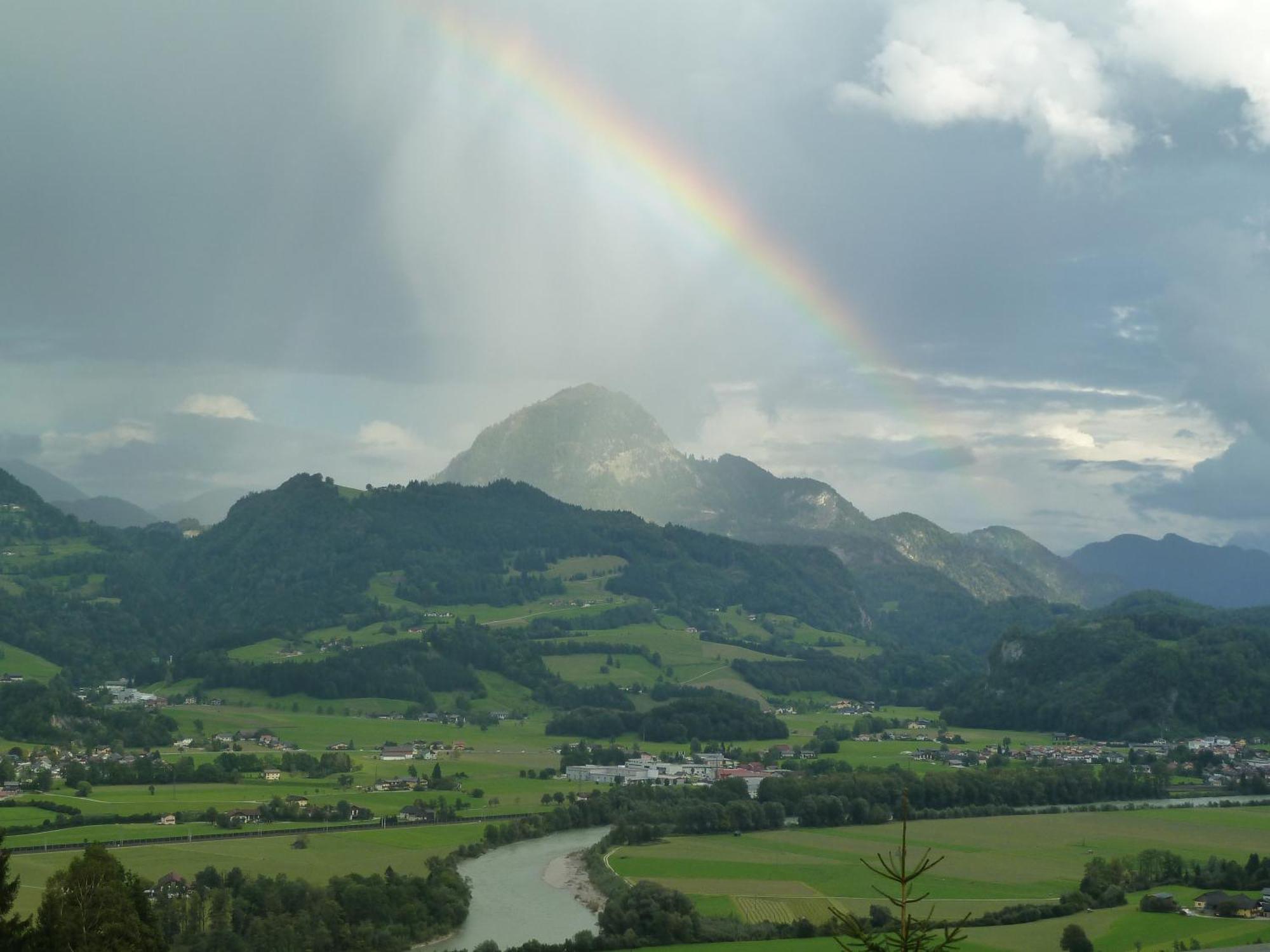 Pension Schone Aussicht Kuchl Esterno foto